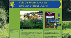 Desktop Screenshot of chemin-de-st-jacques-voie-de-rocamadour-limousin-haut-quercy.fr