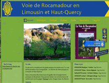 Tablet Screenshot of chemin-de-st-jacques-voie-de-rocamadour-limousin-haut-quercy.fr